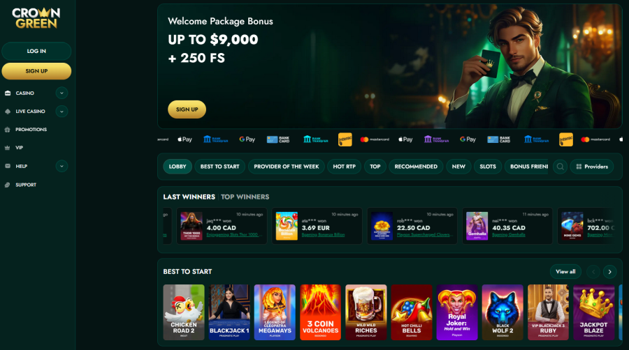 crowngreen casino